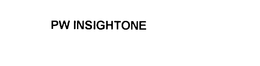 PW INSIGHTONE trademark