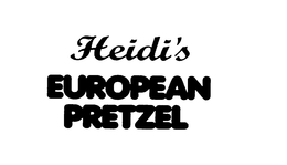 HEIDI'S EUROPEAN PRETZEL trademark