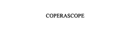 COPERASCOPE trademark