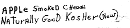 APPLE SMOKED CHESE NATURALLY GOOD KOSHER trademark