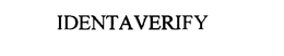 IDENTAVERIFY trademark