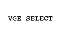 VGE SELECT trademark