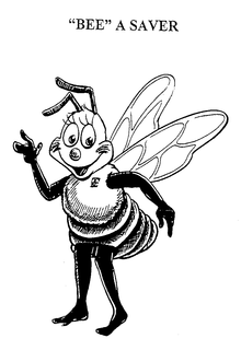 "BEE" A SAVER trademark