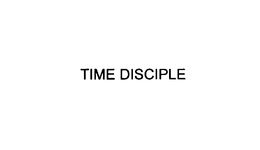 TIME DISCIPLE trademark