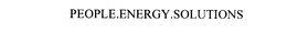 PEOPLE.ENERGY.SOLUTIONS trademark