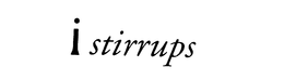 I STIRRUPS trademark