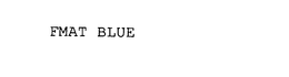 FMAT BLUE trademark