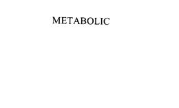 METABOLIC trademark