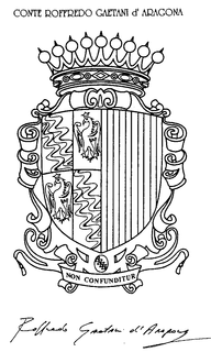 CONTE ROFFREDO GAETANI D' ARAGONA NON CONFUNDITUR trademark