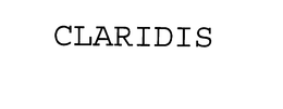 CLARIDIS trademark