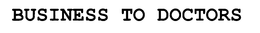BUSINESS TO DOCTORS trademark