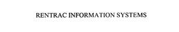 RENTRAC INFORMATION SYSTEMS trademark