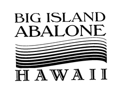 BIG ISLAND ABALONE HAWAII trademark