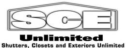 SCE UNLIMITED, INC. SHUTTERS, CLOSETS AND EXTERIORS UNLIMITED trademark