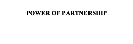 POWER OF PARTNERSHIP trademark