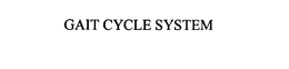 GAIT CYCLE SYSTEM trademark