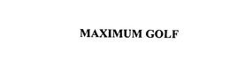 MAXIMUM GOLF trademark