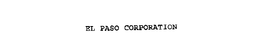 EL PASO CORPORATION trademark