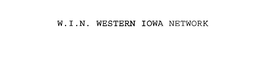 W.I.N. WESTERN IOWA NETWORKS trademark