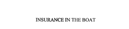 INSURANCE IN THE BOAT trademark