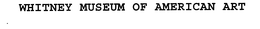WHITNEY MUSEUM OF AMERICAN ART trademark