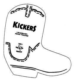 KICKERS HANDMADE PECAN PRALINES SUSIE'SSOUTH S/40 FORTY CONFECTIONS trademark