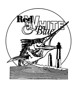 RED WHITE & BLUE trademark
