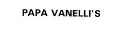 PAPA VANELLI'S trademark