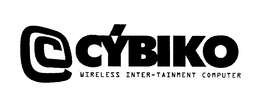 CYBIKO WIRELESS INTER-TAINMENT COMPUTER trademark