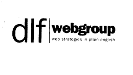 DLF WEBGROUP WEB STRATEGIES IN PLAIN ENGLISH trademark
