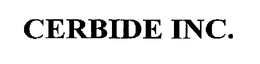 CERBIDE INC. trademark