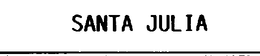 SANTA JULIA trademark