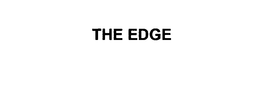 THE EDGE trademark