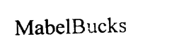 MABEL BUCKS trademark