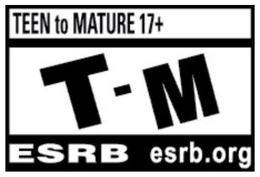 TEEN TO MATURE 17+ T-M ESRB ESRB.ORG trademark