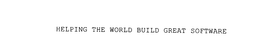 HELPING THE WORLD BUILD GREAT SOFTWARE trademark
