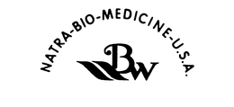 NATRA-BIO-MEDICINE-U.S.A. & BW trademark