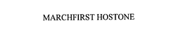 MARCHFIRST HOSTONE trademark