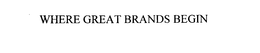 WHERE GREAT BRANDS BEGIN trademark
