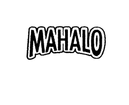 MAHALO trademark