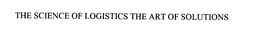 THE SCIENCE OF LOGISTICS THE ART OF SOLUTIONS trademark