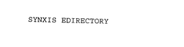 SYNXIS EDIRECTORY trademark