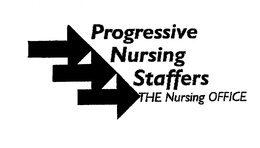 PROGRESSIVE NURSING STAFFERS THE NURSING OFFICE trademark