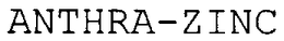 ANTHRA-ZINC trademark