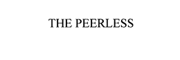 THE PEERLESS trademark