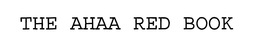 THE AHAA RED BOOK trademark