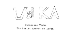 VOLKA TENNESSEE VODKA THE PURIST SPIRIT ON EARTH trademark