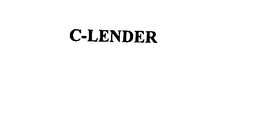 C-LENDER trademark