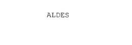 ALDES trademark