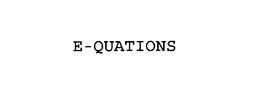 E-QUATIONS trademark
